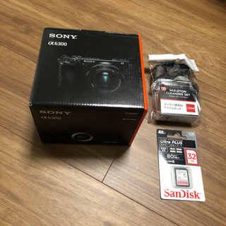 SONY α6300 新品 SDカード クリーニングキット付