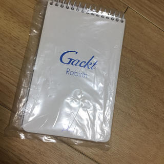 GACKT  rebirth購入特典 メモ帳(ミュージシャン)