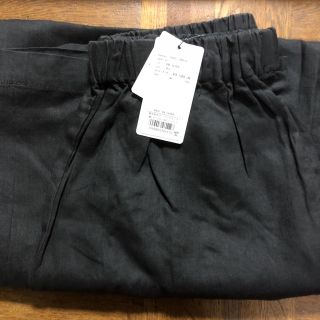 新品タグ付◉リネンイージーパンツ DOORS インクブラック