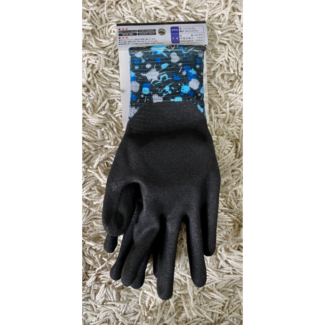 トワロン ニトリルゴム背抜き手袋 SG-A025 ペイントブラック Lサイズ メンズのファッション小物(手袋)の商品写真