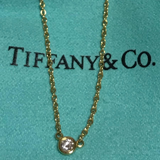 TIFFANY ティファニー バイザヤード ネックレス (YG) - 通販 - csa ...