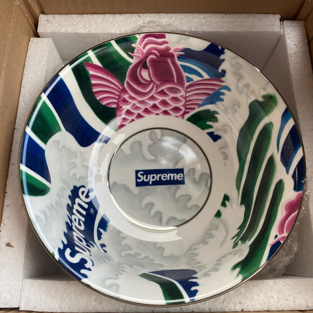 Supreme Waves Ceramic Bowl ステッカー10枚付 未使用