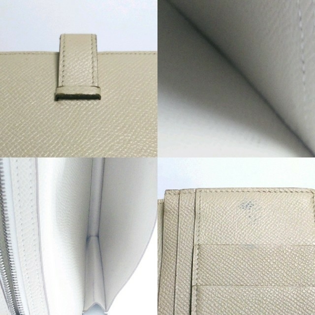 【Hermes】エルメス長財布 ベアンスフレ クレ(オフホワイト) X刻印 【Hermes】エルメス長財布 ベアンスフレ クレ(オフホワイト) X刻印