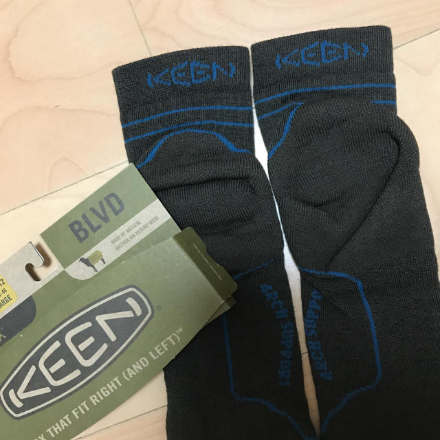 KEEN(キーン)の新品 KEEN ソックス 靴下 メンズのレッグウェア(ソックス)の商品写真