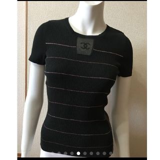 シャネル(CHANEL)の☆CHANELサマーニットTシャツ☆(Tシャツ(半袖/袖なし))