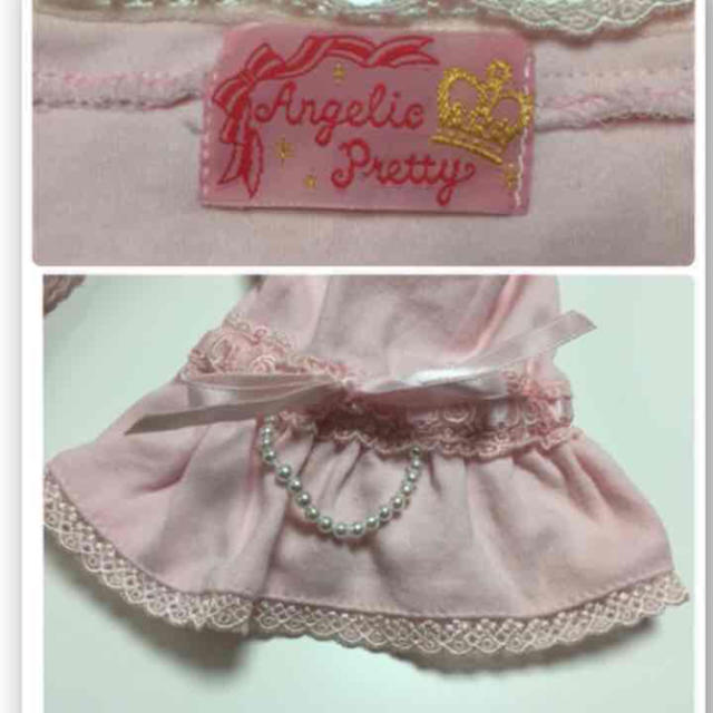 Angelic Pretty(アンジェリックプリティー)のドットチュールパールカットソー レディースのトップス(カットソー(長袖/七分))の商品写真