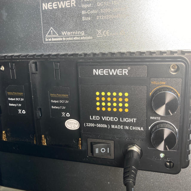 Neewer　NL480　LEDビデオライト　スタンドライティングキット　1台 スマホ/家電/カメラのカメラ(ストロボ/照明)の商品写真