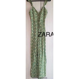 ザラ(ZARA)のZARA オールインワン 花柄(オールインワン)