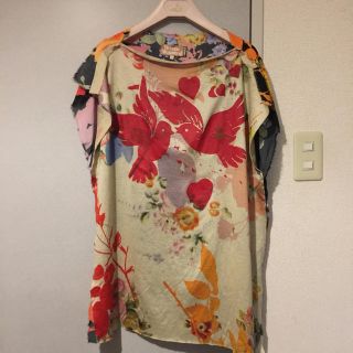 ヴィヴィアンウエストウッド(Vivienne Westwood)のGold Label シャドーローズスクエアカットソー(Tシャツ(半袖/袖なし))