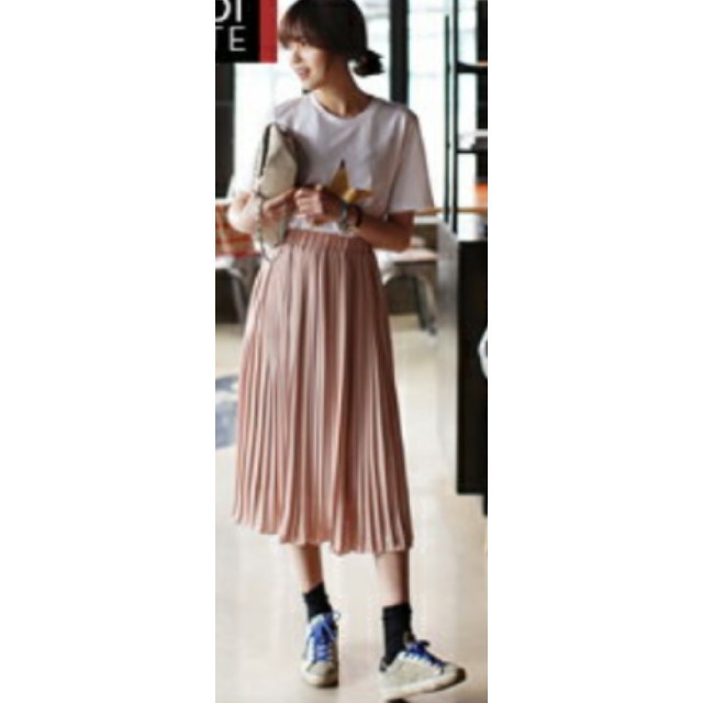 dholic(ディーホリック)のDHOLIC プリーツスカート　ピンク レディースのスカート(ロングスカート)の商品写真