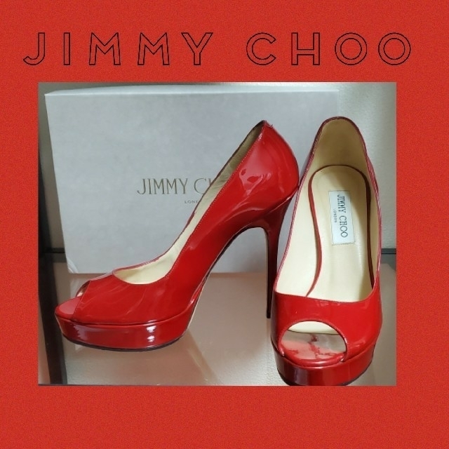 JIMMY CHOO オープントゥ パンプス