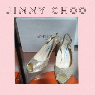 ジミーチュウ(JIMMY CHOO)のJIMMY CHOO オープントゥ パンプス(ハイヒール/パンプス)