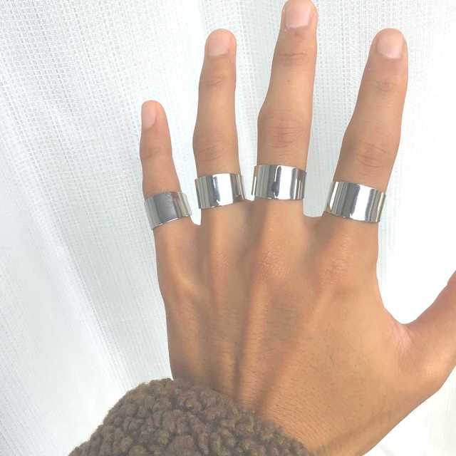 4連リング typeB オープン 指輪　メンズ　レディース　韓国　マルジェラ メンズのアクセサリー(リング(指輪))の商品写真