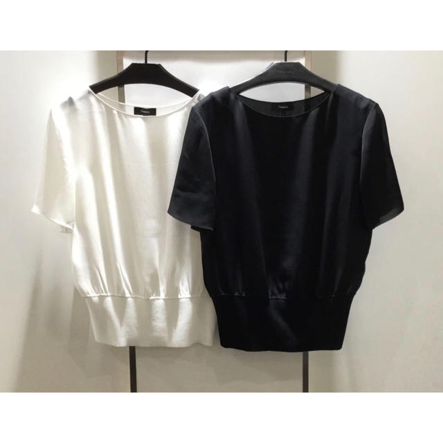 theory(セオリー)のTheory 19ss 半袖シルクブラウス レディースのトップス(シャツ/ブラウス(長袖/七分))の商品写真