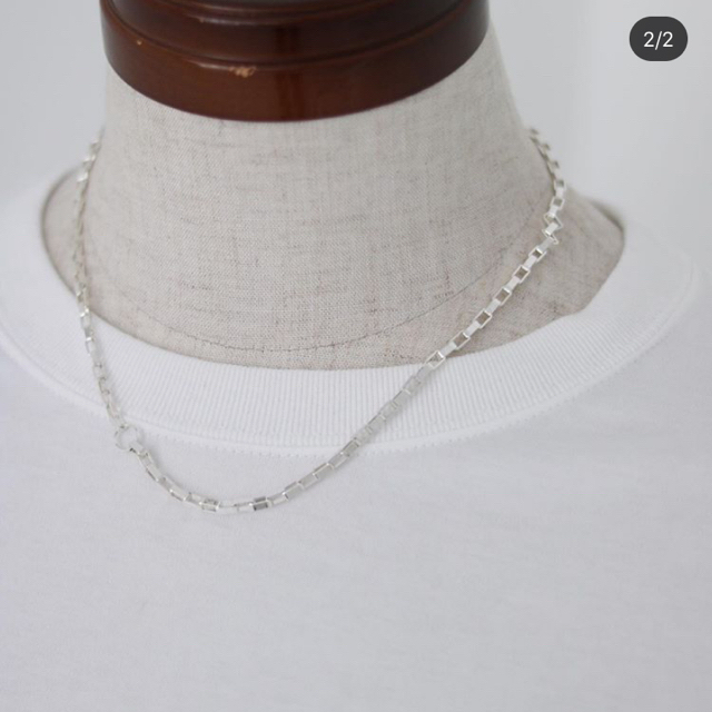 Jieda 20aw Short Neckless Silver