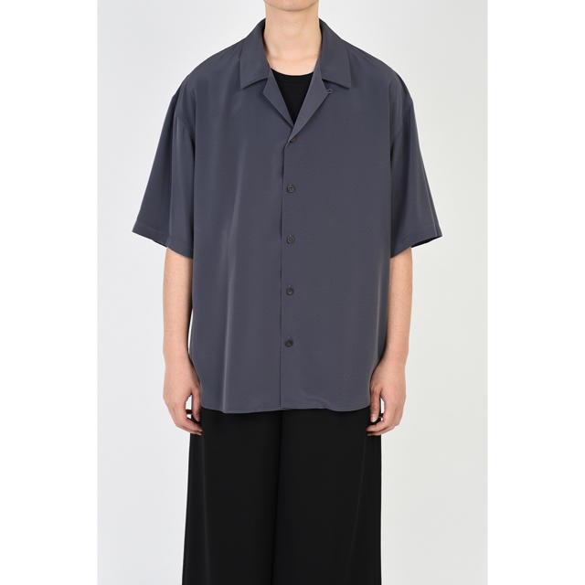 LAD MUSICIAN(ラッドミュージシャン)のLAD MUSICIAN OPEN COLLAR BIG SHIRT シャツ メンズのトップス(シャツ)の商品写真