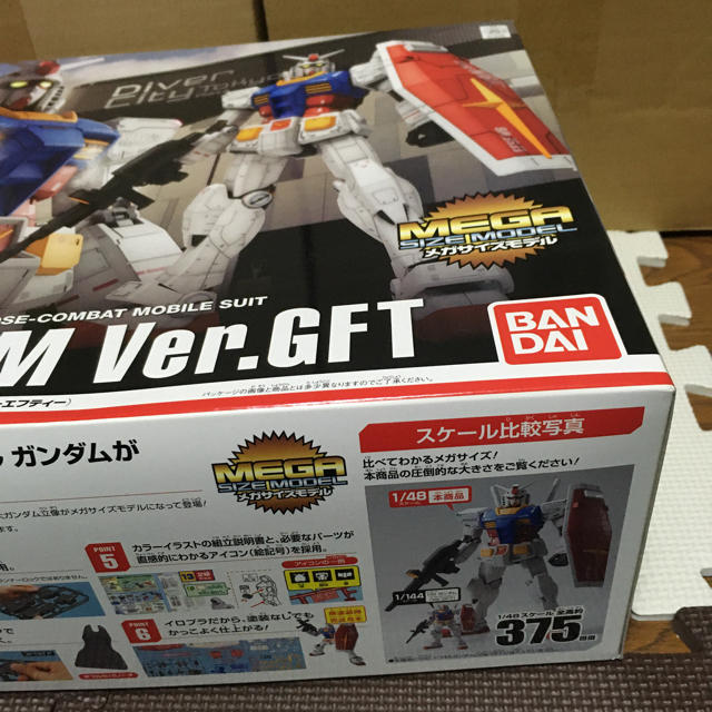 BANDAI ガンダム」(バージョンジーエフティー)の通販 by こ's shop|バンダイならラクマ - 1/48スケール 「メガサイズモデル 低価超激安