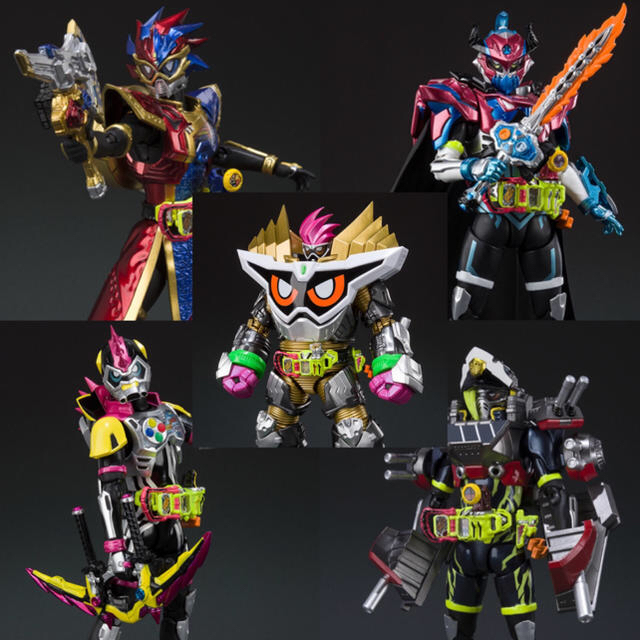 プレバンS.H.Figuarts 仮面ライダーエグゼイド 5体セット 新品 購入価格以下