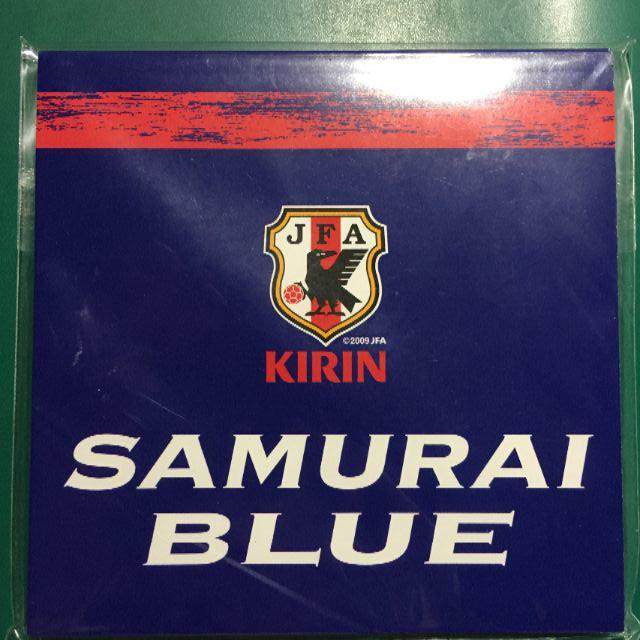 JFA x KIRIN サッカー日本代表 メモパッド SAMURAI BLUE スポーツ/アウトドアのサッカー/フットサル(記念品/関連グッズ)の商品写真