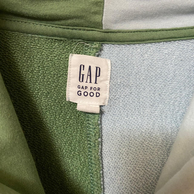 GAP(ギャップ)の激レア　GAP FOR GOOD バイカラー　ジップパーカー メンズのトップス(パーカー)の商品写真