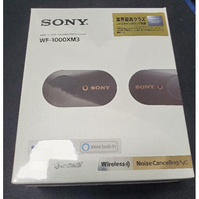 【新品】SONY WF-1000XM3 (B) ワイヤレスイヤホン ブラックヘッドフォン/イヤフォン