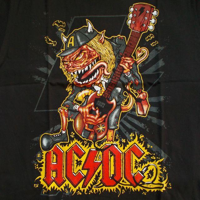 新品 バンドTシャツ AC/DC ブラック サイズL 送料無料 [2] メンズのトップス(Tシャツ/カットソー(半袖/袖なし))の商品写真