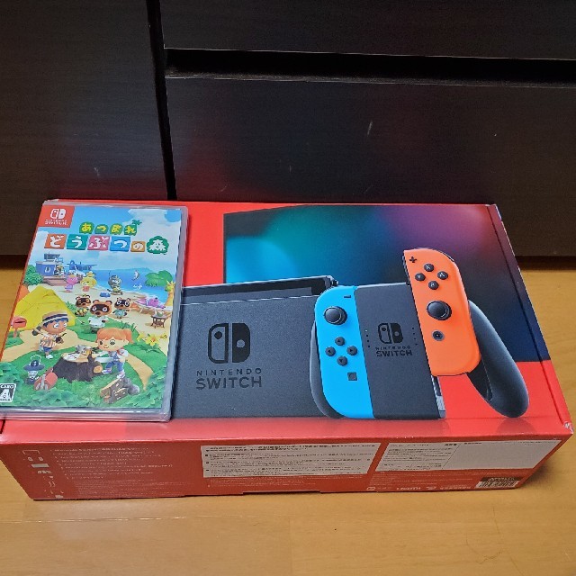 Nintendo Switch ネオン どうぶつの森 ソフト セット