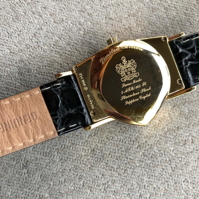 Hamilton(ハミルトン)のカクテル様専用ハミルトン  ベンチュラ　75周年 ゴールド メンズの時計(腕時計(アナログ))の商品写真