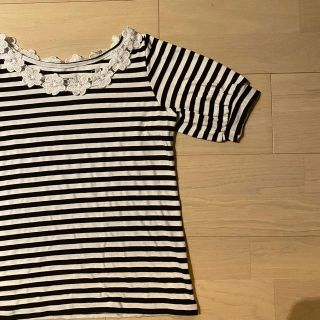 ドットアンドストライプスチャイルドウーマン(Dot&Stripes CHILDWOMAN)の【Dot and Stripes】ボーダーカットソーTシャツ(Tシャツ(半袖/袖なし))