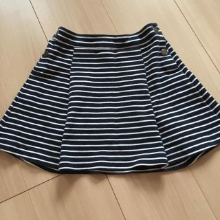 プチバトー(PETIT BATEAU)のプチバトー ボーダースカート 6歳用(スカート)