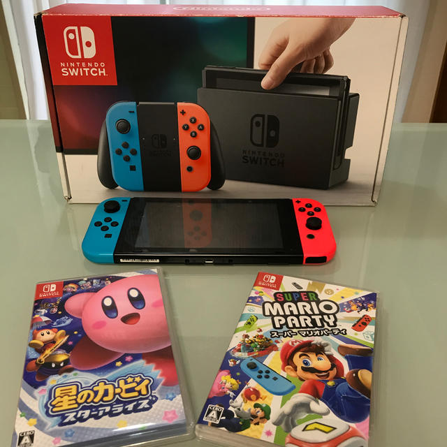 ゲームソフトゲーム機本体Nintendo Switch Joy-Con (L) ネオンブルー/ (R)