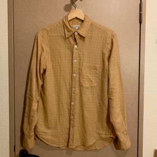 スティーブンアラン(steven alan)のSteven Alan スティーブンアラン　チェックシャツ　オレンジ(シャツ)