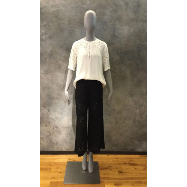 theory - Theory アイレットレースブラウスの通販 by yu♡'s shop