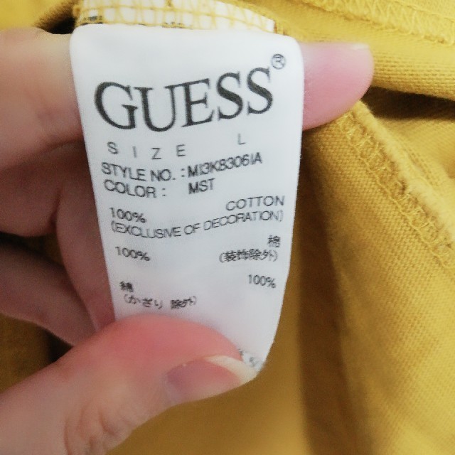 GUESS(ゲス)のGUESS♡美品♡スウェットカットソー　メンズL メンズのトップス(Tシャツ/カットソー(七分/長袖))の商品写真