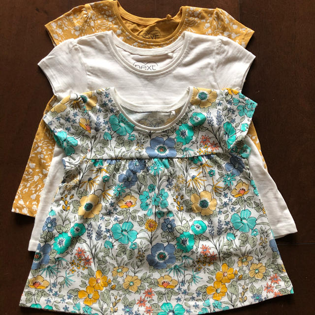 NEXT(ネクスト)のNext Tシャツ　（3枚組） キッズ/ベビー/マタニティのキッズ服女の子用(90cm~)(Tシャツ/カットソー)の商品写真