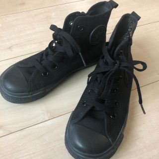 コンバース(CONVERSE)の今週末処分・最終値下げ・コンバース黒19cm(スニーカー)