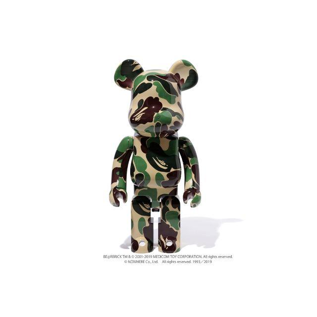 最高 MEDICOM GREEN 1000% CAMO ABC BE@RBRICK BAPE - TOY その他