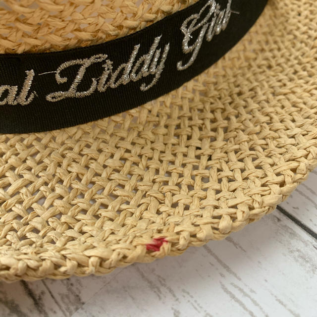ZIDDY(ジディー)のZIDDY ジディー　麦わら帽子 レディースの帽子(麦わら帽子/ストローハット)の商品写真