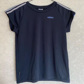 アディダス(adidas)の美品 アディダス CLIMALITE レディース Tシャツ トレーニングウェア (Tシャツ(半袖/袖なし))