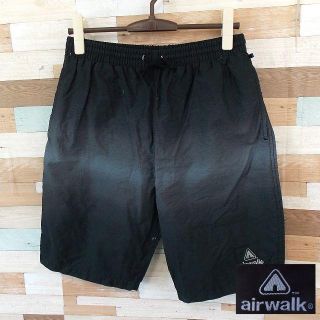 エアウォーク(AIRWALK)の【air walk】 美品 エアウォーク ブラック水着 ハーフパンツ サイズM(水着)