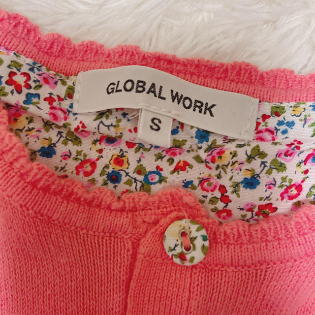 GLOBAL WORK(グローバルワーク)のグローバルワーク　子供服　S カーディガン  キッズ/ベビー/マタニティのキッズ服女の子用(90cm~)(カーディガン)の商品写真