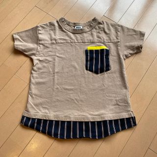 ブリーズ(BREEZE)の【1度だけ着用】BREEZE レイヤード風Tシャツ 140(Tシャツ/カットソー)