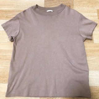 ジーユー(GU)のGU ブラウンTシャツ(Tシャツ(半袖/袖なし))