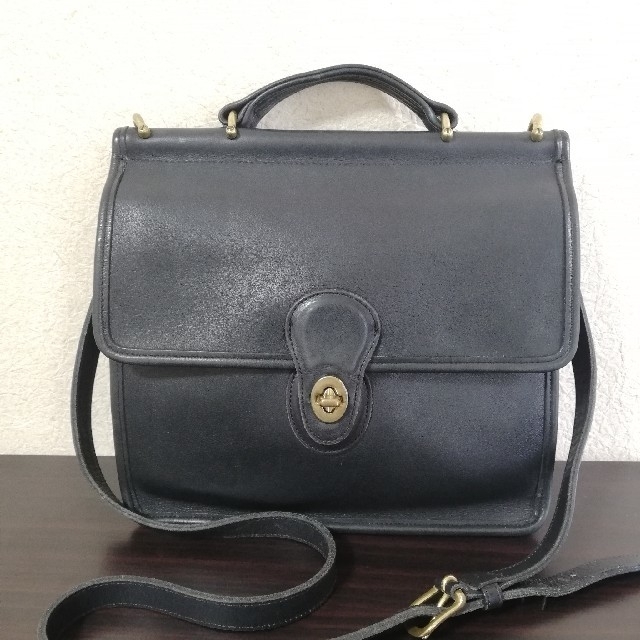 COACH(コーチ)のCOACH オールドコーチ 本革 フルグレインレザー 2way ショルダーバッグ レディースのバッグ(ショルダーバッグ)の商品写真