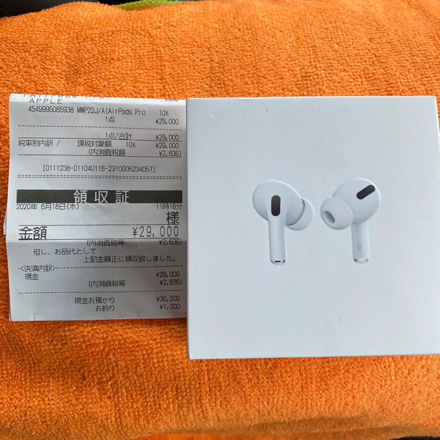 エアポッヅ　プロ　Airpods proスマホ/家電/カメラ