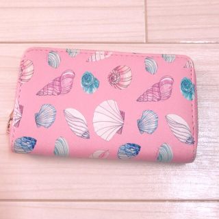 ♡シェル柄♡  貝殻 ピンクの財布(財布)