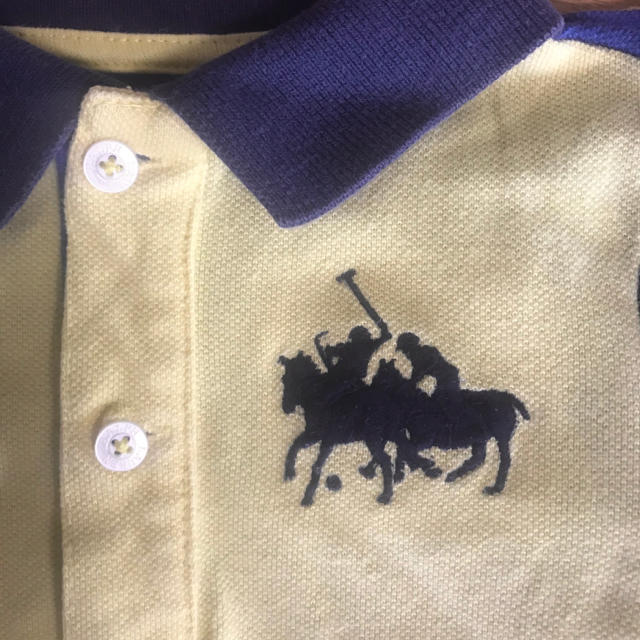 POLO RALPH LAUREN(ポロラルフローレン)の【専用】ラルフローレン　半袖ポロシャツ(黄色)80 キッズ/ベビー/マタニティのベビー服(~85cm)(シャツ/カットソー)の商品写真