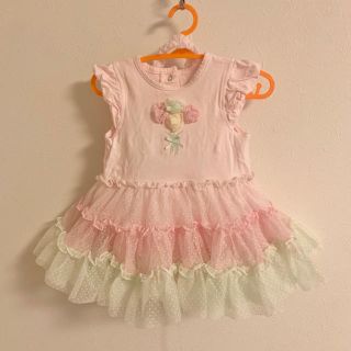 リトルミー(Little Me)の【美品】Little me ワンピース　ドレス(ロンパース)