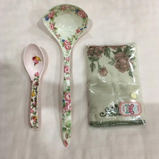 未使用品　ローズ　薔薇　キッチン3点セット(調理道具/製菓道具)