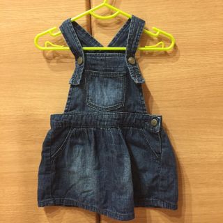 ベビーギャップ(babyGAP)のベビーギャップ デニムジャンバースカート 80(ワンピース)